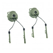 Z-Tactical ComTac Headset Helmet Rail Adapter Set - Foliage