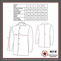 MFH US Shirt Long Sleeve - Black - XL