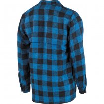 FoxOutdoor Lumberjack Shirt - Blue & Black Plaid - M