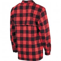 FoxOutdoor Lumberjack Shirt - Red & Black Plaid - XL
