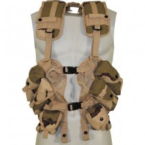 MFH Load Bearing Vest & Belt - 3-Color Desert