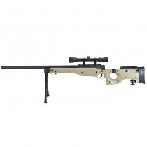 WELL L96 MB08 Spring Sniper Rifle Set - Tan