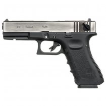WE G18C Gas Blow Back Pistol - Silver
