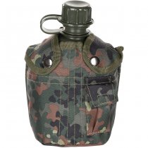 MFH US Canteen & Cover 1 l - Flecktarn