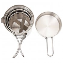 FoxOutdoor Cook Set Travel - Chrome