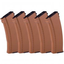 E&L AK74 120rds Magazine Set - Brown