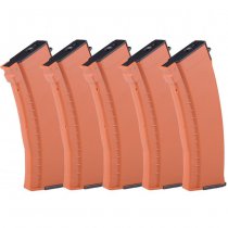 E&L AK74 120rds Magazine Set - Orange