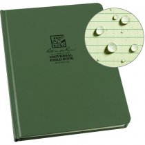 Rite in the Rain Hard-Cover Notebook 6.75 x 8.75 - Green