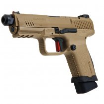 WE CANiK x SAI TP9 Elite Combat Gas Blowback Pistol - Tan