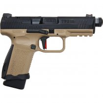 WE CANiK x SAI TP9 Elite Combat Gas Blowback Pistol - Black / Tan