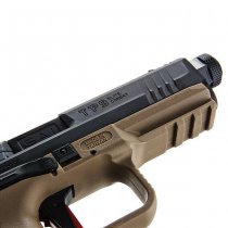 WE CANiK x SAI TP9 Elite Combat Gas Blowback Pistol - Black / Tan