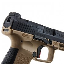 WE CANiK x SAI TP9 Elite Combat Gas Blowback Pistol - Black / Tan