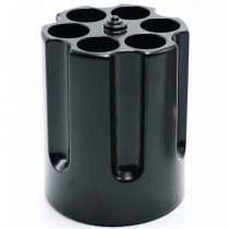 Caliber Gourmet Revolver Cylinder Pen Holder - Black