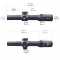 Vector Optics Continental 1-6x28 Riflescope - Black