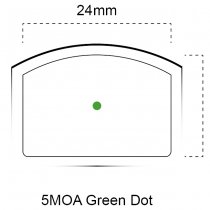 Vector Optics Frenzy 1x17x24 3 MOA Green Dot - Black