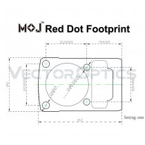 Vector Optics Frenzy-X 1x22x26 AUT 3 MOA Red Dot - Black