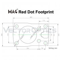 Vector Optics MAG Red Dot Sight Offset Picatinny Mount