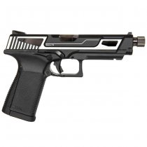 G&G GTP9 MS Gas Blow Back Pistol - Silver