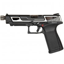 G&G GTP9 MS Gas Blow Back Pistol - Silver