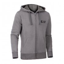 Clawgear CG Logo Zip Hoodie - Wolf Grey - L