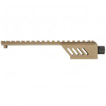 Cyma CM030 & CM127 AEP Silencer Attachment & Mount Rail - Tan