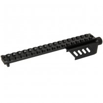 Cyma CM030 & CM127 AEP Silencer Attachment & Mount Rail - Black