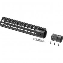 Ares 10 Inch Keymod Handguard Set - Black