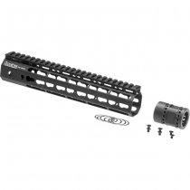 Ares 10 Inch Keymod Handguard Set - Black