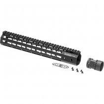 Ares 12 Inch Keymod Handguard Set - Black