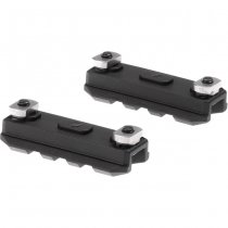 Ares 2 Inch M-LOK Plastic Rail 2-Pack - Black