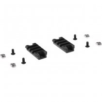 Ares 2 Inch M-LOK Plastic Rail 2-Pack - Black