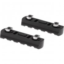 Ares 2.5 Inch M-LOK Rail 2-Pack - Black