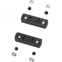 Ares 2.5 Inch M-LOK Rail 2-Pack - Black