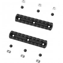 Ares 4 Inch M-LOK Rail 2-Pack - Black