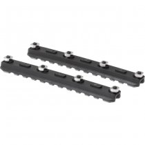 Ares 5 Inch M-LOK Plastic Rail 2-Pack - Black