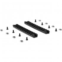 Ares 5 Inch M-LOK Plastic Rail 2-Pack - Black