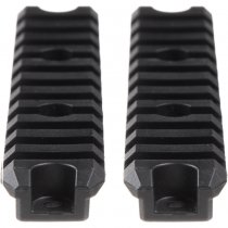 Ares 5 Inch M-LOK Plastic Rail 2-Pack - Black