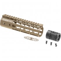 Ares 7 Inch Keymod Handguard Set - Desert