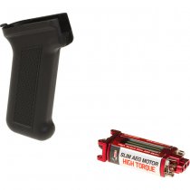 Ares High Torque Slim Motor & AK Slim Pistol Grip - Black