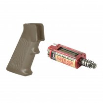 Ares Super High Torque Slim Motor & M4 Slim Pistol Grip - Desert