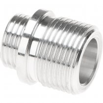 Armorer Works Thread Adapter 14mm CCW - Silver