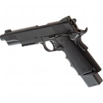 Army Armament M1911 Extended Gas Blow Back Pistol - Black