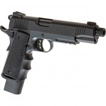 Army Armament M1911 Extended Gas Blow Back Pistol - Grey