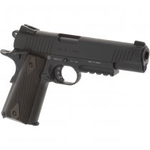 Colt 1911 Rail Co2 Blow Back Pistol - Black