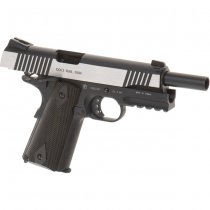 Colt 1911 Rail Co2 Blow Back Pistol - Dual Tone