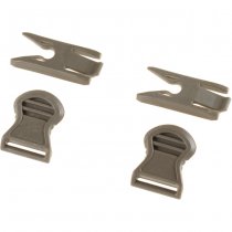 FMA Goggle Swivel Clips 19mm - Foliage Green