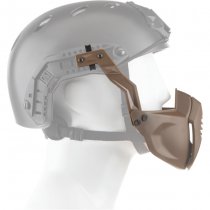 FMA Half Mask FAST Helmet - Desert