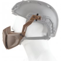 FMA Half Mask FAST Helmet - Desert