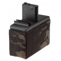 G&G CM16 LMG 2500rds Drum Magazine - Multicam Black