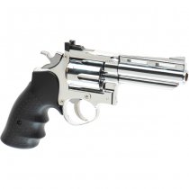 HFC 4 Inch Gas Non Blow Back Revolver - Silver